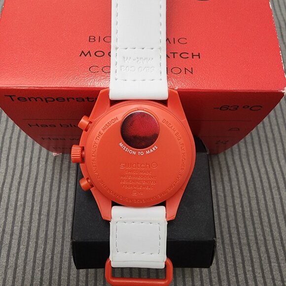 Swatch X Omega Bioceramic Moonswatch Mission To The Mars Watch - Picture 2 of 4
